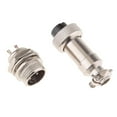 thumbnail image 1 of Empareje El Conector Del Cable De La Aviación Del Metal Del Panel Femenino Masculino Impermeable Del Par GX12 2Pins Sunnimix Enchufe de zócalo de aviación, 1 of 6