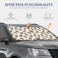thumbnail image 4 of Easygdp 70s Disco Ball for 2 PCS Foldable Car Sun Shade Front Windshield Sun Protection Cover for Car, SUV, Truck-Small, 4 of 6