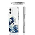 thumbnail image 4 of Funda magnética FEWGEY para iPhone 16, diseño ondulado a prueba de golpes, 4 of 7