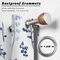 thumbnail image 2 of Outdoor Curtains for Patio Waterproof, Blue Botanical Outdoor Privacy Panels Grommet, Spring Floral Watercolor Leaf Blackout Outside Curtains for Porch/Cabana/Pergola/Gazebo 54"x84", 1 Panel, 2 of 8