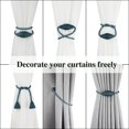 thumbnail image 5 of Minzimin 2Pack Magnetic Curtain Tiebacks Rope Decorative Holdbacks for Drapes, 5 of 6