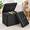 Black-17"D x 13"W x 13"H, variant on Black 43"D x 15"W x 15"H Fireproof Waterproof Storage Ottoman Bench with Lock