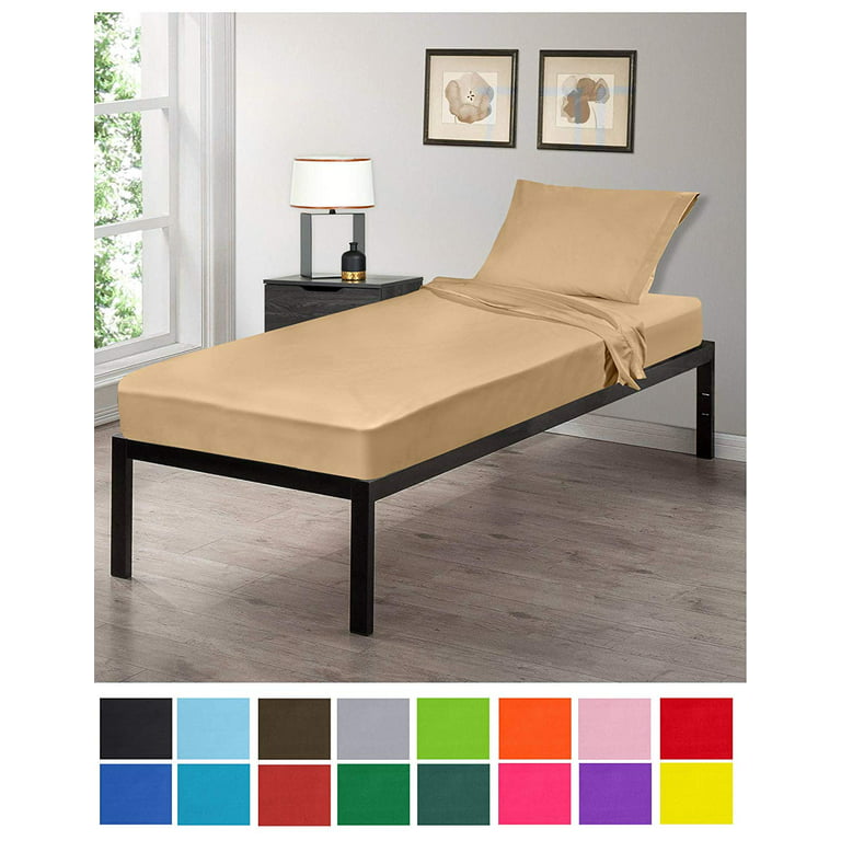Gilbins 30 x 75 Cot Size 3-Piece Bed Sheet Set, Made of Ultra Soft C –  GILBIN