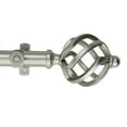 thumbnail image 3 of 13/16" Dia Adjustable 48-84 inch Curtain Rod with Jinx Finials - Satin Nickel,(4842-485), 3 of 3