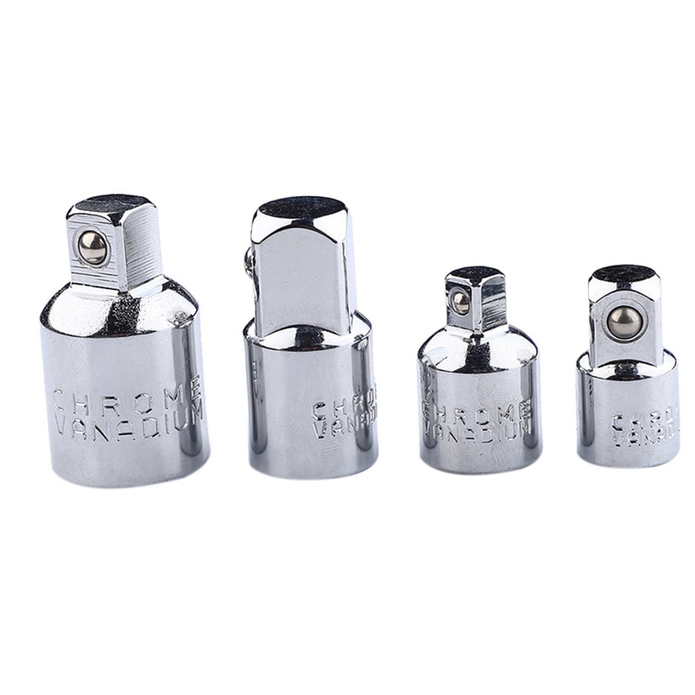 Winnereco 4pcs 1 4 3 8 1 2 Drive Socket Adapter Converter Reducer Air Impact Craftsma Walmart Com Walmart Com