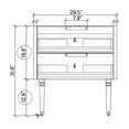 thumbnail image 4 of 30" Aquamarine - Double - Drawer 55 lbs Capacity - Bathroom Storage Need - Rust - Resistant Performance, 4 of 7