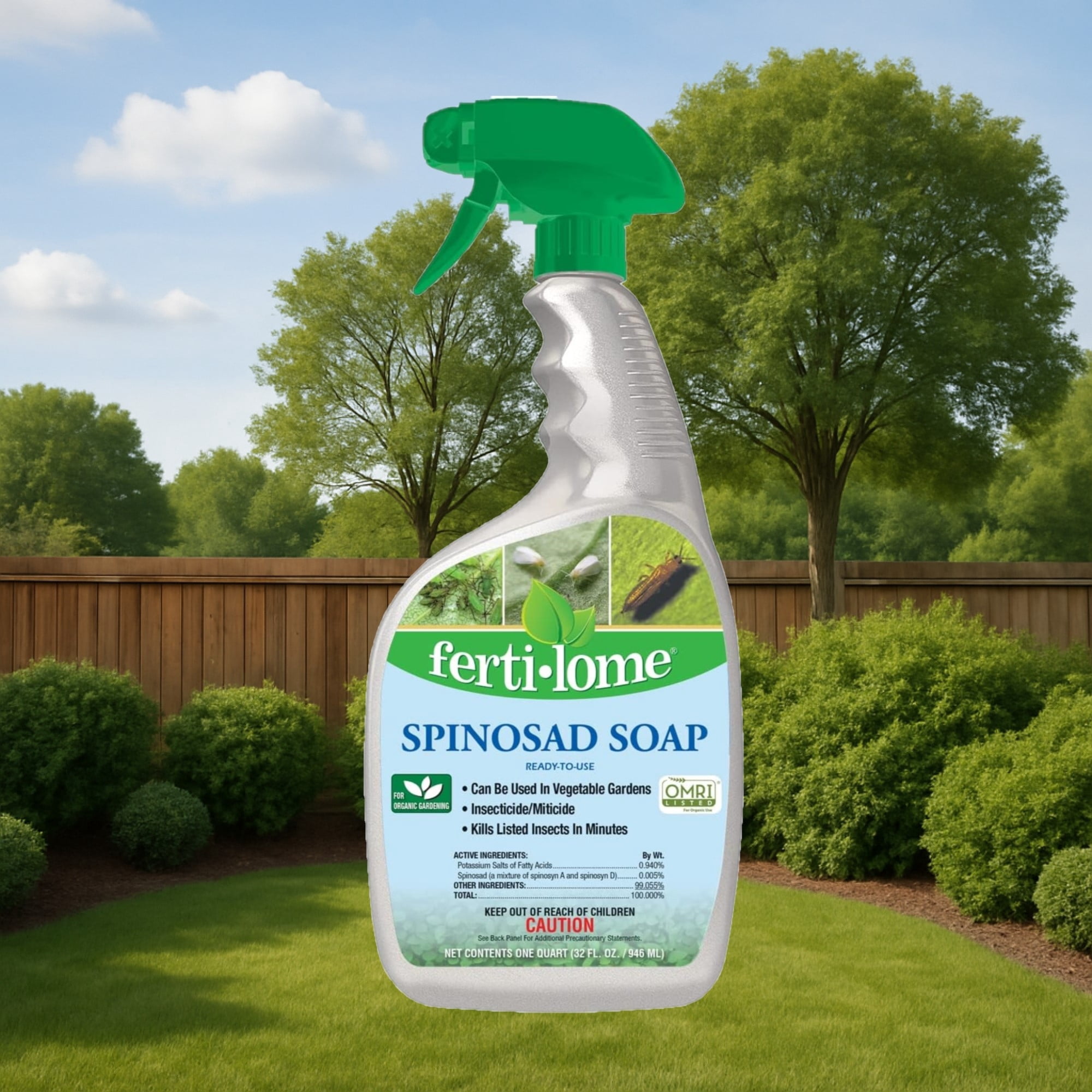 Ferti-lome Spinosad Soap RTU -Controls Insects - 32 fl oz Bottle by VPG