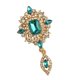 thumbnail image 1 of Joyería del banquete de boda del broche de cristal del diamante de imitación de moda Zulema Broche, 1 of 7