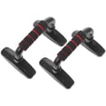 thumbnail image 1 of Raindrops 2Pcs Pushup Stands Black Red Color For Fitness Equipment At Home, 1 of 7