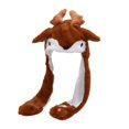 thumbnail image 1 of Event & Party Cute Christmas Reindeer Hat With Moving Ears For Boys Girls Jumping Beating Accessory, 1 of 6