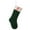 D, variant on Bfogop 18 Inches Christmas Stockings Green White Knitted Embroidered Letter Hanging Stocking Xmas Stocking Decor Treat Bag Candy Pouch Holder Favor for Gift Present Xmas Tree Decor