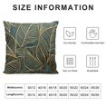 thumbnail image 5 of ARISTURING  Decorative Throw Pillow Covers, Green Gold Leaves Fall Couch Pillow Covers for Sofa, 5 of 5