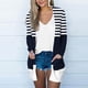 thumbnail image 1 of Cárdigan de mujer, moda, estampado, casual, manga larga, cárdigan, blusa de poliéster para mujer, 1 of 6