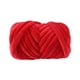 thumbnail image 3 of Hilo grueso para tejer a mano, lavable, suave y voluminoso, hilo tubular jumbo Rojo, 3 of 9