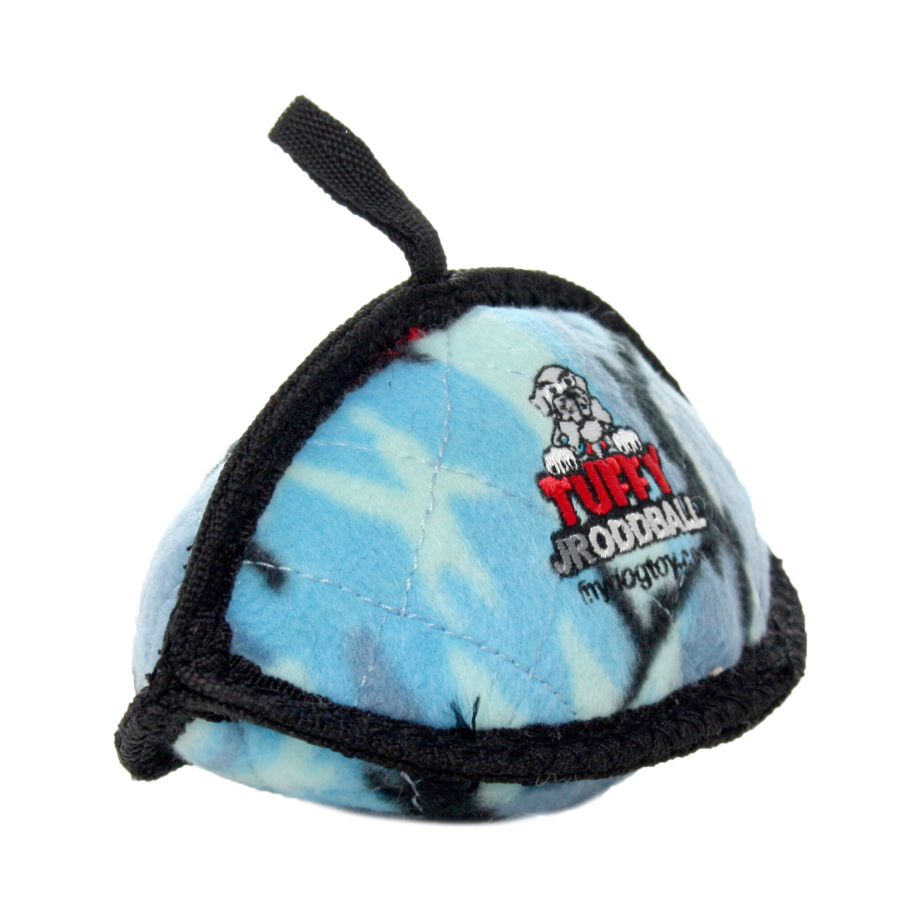 Tuffy Jr Odd Ball Camo Blue, 2-Pack, Durable Plush Dog Toys