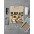thumbnail image 3 of Dogs Make Me Happy! T-Shirt Men -Smartprints Designs, Male 5X-Large, 3 of 4
