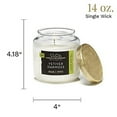thumbnail image 4 of Candle lite 4274168 14 oz Vetiver Oak Moss CLCo Jar Candle with Metal Lid, Pack of 3, 4 of 7