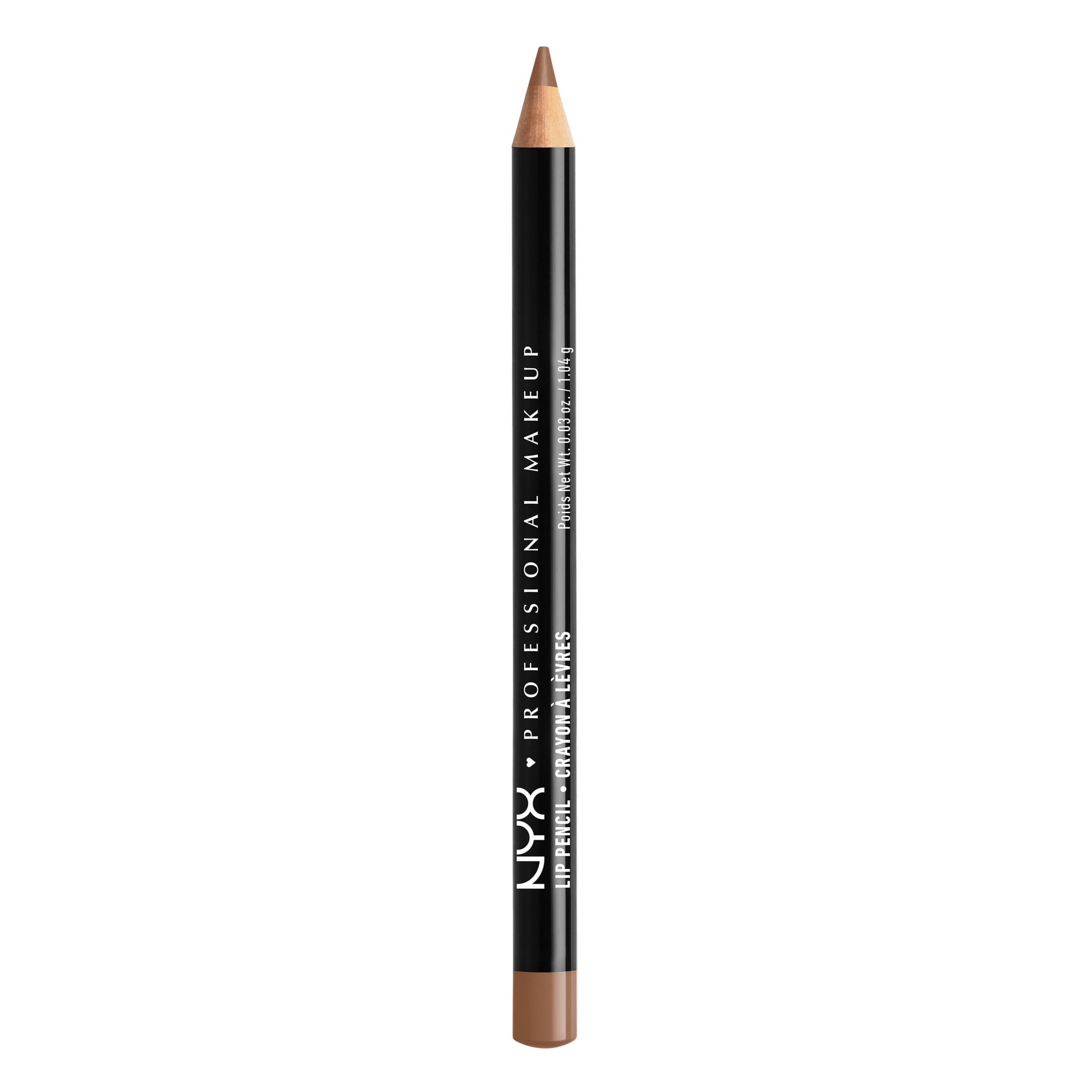 (3 pack) NYX Professional Makeup Slim Lip Pencil, Long-Lasting Creamy Lip Liner, Nude Beige, 0.035 oz