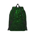 thumbnail image 2 of Yiaed Green Sparkling Print Backpack, Premium Laptop Backpack, Travel Backpack for Women, Lightweight Backpacks, Comfortable Back Pack-Medium, 2 of 7
