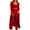 Red, variant on HBFAGFB Pantsuit for Women Fashion Long Coats Comfortable Underwear Pants Three Piece Suit Red Size L