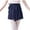 Dark Blue, variant on Bovxnpu Summer Skirts for Women,Mini Skirt for Women,Fashion Women Mesh Casual High Waist Solid Dance Bandage Mini Skirt