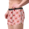 thumbnail image 2 of Uemuo Strawberries Pattern Men's Boxer Briefs,Trunk Anti-Chafing,Comfortable, Durable, and Stylish Underwear-XX-Large, 2 of 9