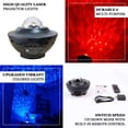 thumbnail image 4 of Efavormart LED Color Changing Star Galaxy Projector Spotlight W/Bluetooth Speaker, 4 of 10