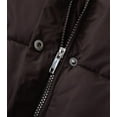 thumbnail image 6 of GGleaf Women's Winter Thicken Puffer Coat Warm Snow Jacket with Fur Removable Hood Coffee Small, 6 of 9