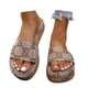 thumbnail image 3 of WILLBEST Sandalias Deportivas Zapatos De Playa Zapatillas De Mujer Sandalias Planas De Una Sola Pieza Para Vacaciones En La Playa 1166, 3 of 9
