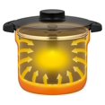 thumbnail image 5 of THERMOS Vacuum Warm Cooker"Shuttle Chef" KBJ-4500 OR (Orange)?Japan Domestic genuine products?, 5 of 5
