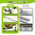 thumbnail image 5 of OBENSKY Galvanized Raised Garden Bed Outdoor 6x3x1.5 ft Oval Metal Planter Box with 3 Support Bars for Vegetables, Flowers - White, 5 of 10