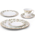thumbnail image 3 of Noritake Holly and Berry Gold 5-Piece Place Setting, 3 of 6