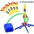 thumbnail image 3 of Rocket Launcher Toy for Kids Ages 3+ Girl Boy - Includes 6 Rockets 100 Feet Jump Rocket Launcher Toys - Air Rocket Great For Outdoor Play - Kiddie Play, 3 of 5