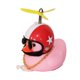 thumbnail image 1 of Adornos De Coche De Pato Rosa, Decoraciones Para Salpicadero De Coche, Gafas Geniales, Pato Con Casco De Hélice, Cadena Dorada Moyic OD016040-21, 1 of 6