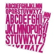 thumbnail image 1 of Calcomanías de Letras Uxcell 1 pulgada 2 pulgadas, 12 Hojas de Calcomanías de Letras Adhesivas de Vinilo, Rojo Rosa, 1 of 6