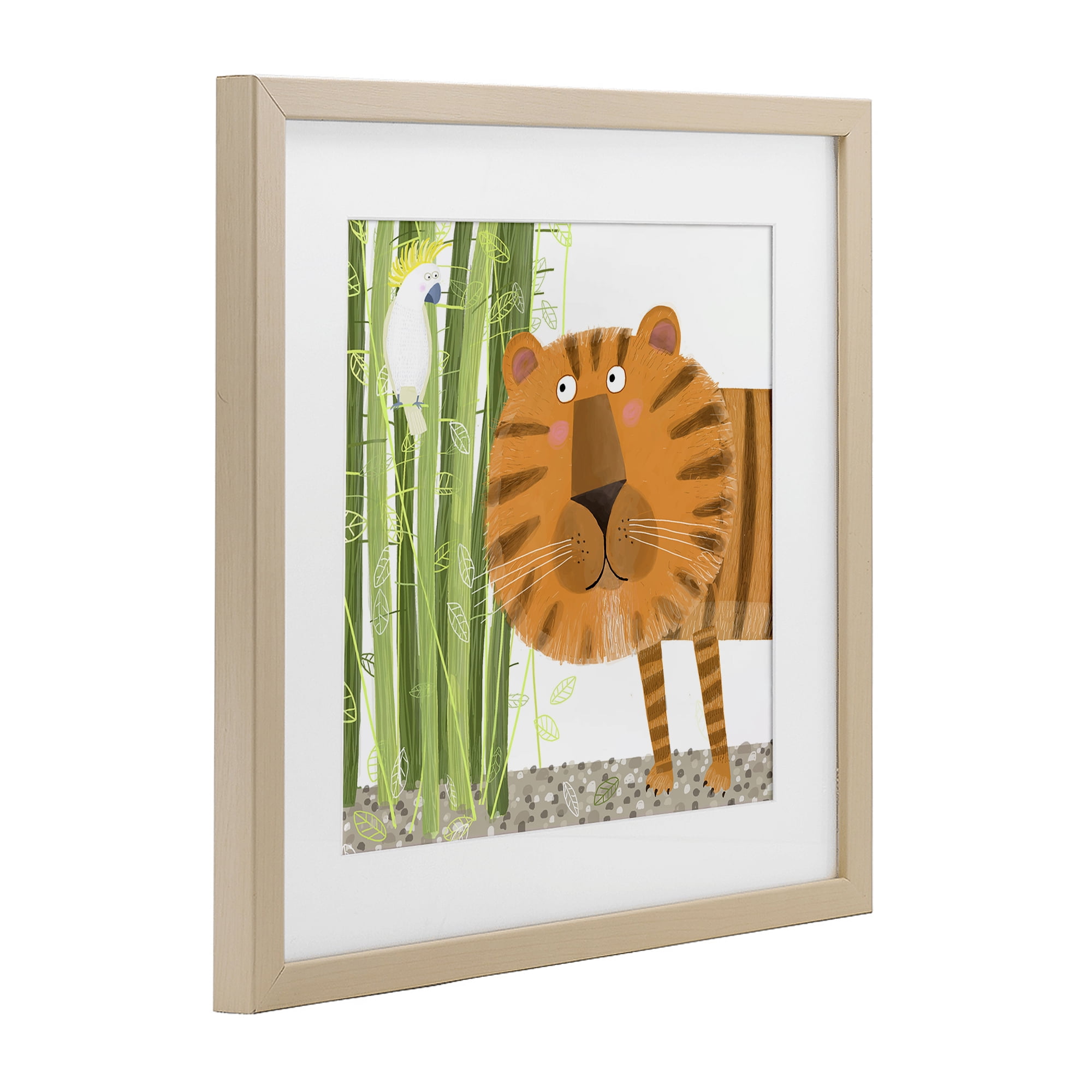 Stupell Industries Bamboo Trees & Tiger Birch Framed Print Under Glass, design by Carla Daly