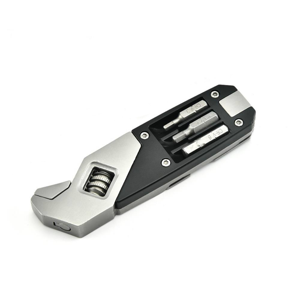 Stainless steel adjustable wrench folding hex wrench multifunction