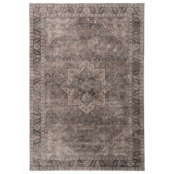 Tapete Decorativo Mocha Medallion 2 m x 2.9 m | Saffron Looms