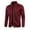 Wine, variant on Mens Autumn And Winter Zipper Neck Solid Sweater Long Sleeve Fashion Top Sweatshirt Coat Mens Dress Coat Long Mens Car Coats And Jackets Gel Polish Top Coat
