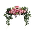 thumbnail image 3 of Decoraciones de flores de arco de boda Hermosa guirnalda con hojas Flor artificial para la de fiesta de la pared Día de San Valentín Rosa, 3 of 9