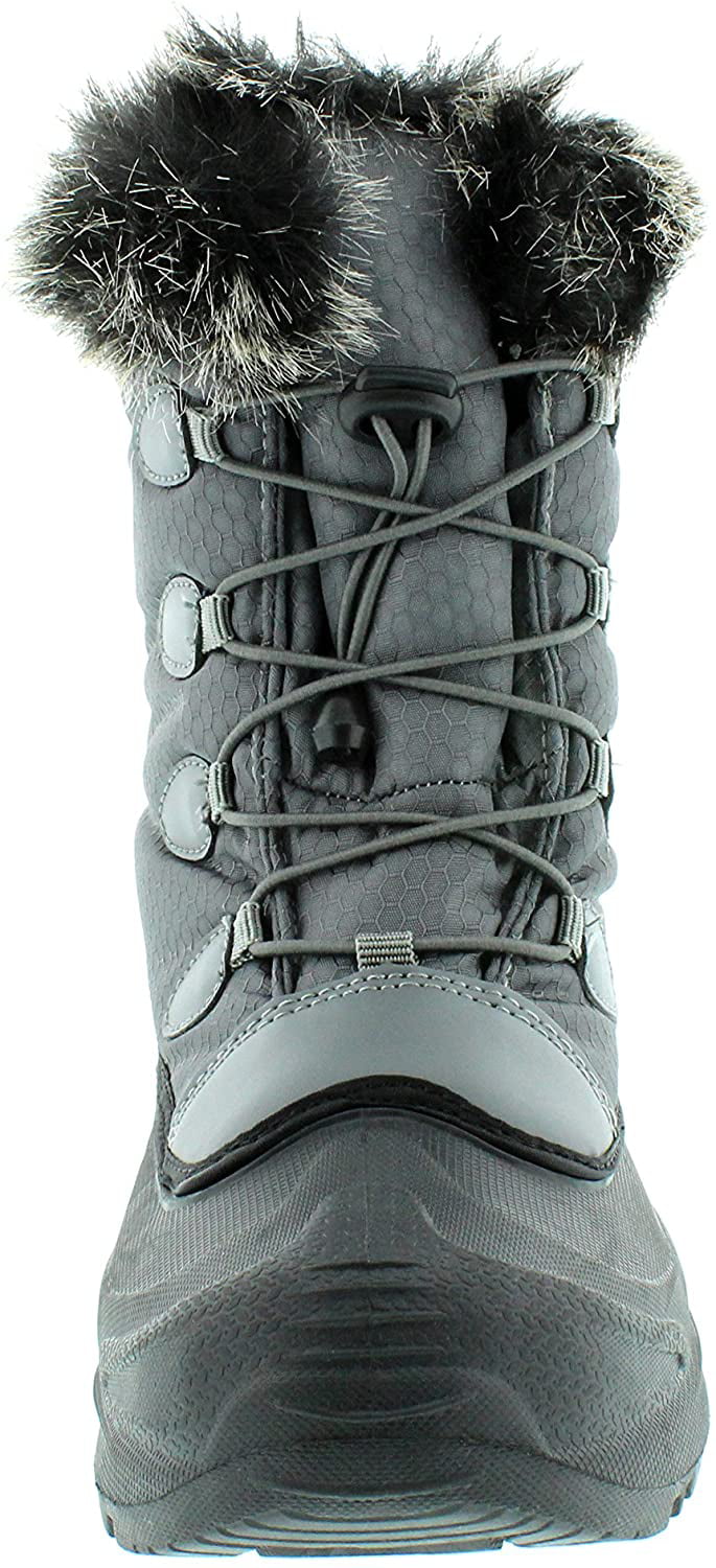 Itasca Womens Sleigh Bell Winter Boots Grey/White Size 7