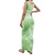 thumbnail image 5 of TRKIYQC Vestido largo de playa con temperamento para mujer, falda delgada elástica sin mangas con cuello en U de colores mezclados de estilo informal de verano para mujer TRKIYQC Moda，ocio, 5 of 6