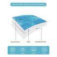 thumbnail image 4 of Quilts Queen Size Bedding Set, Blue Waves Reversible Summer Quilt 3 Pieces, Seaside Summer Ocean Nautical Coastal Lightweight Bedspreads Coverlets with 2 Pillow Shams for All Seasons, 4 of 5