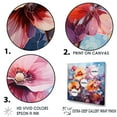 thumbnail image 3 of Designart "Medley Of Vibrant Pansies I" Pansies Floater Framed Canvas Wall Art, 3 of 5