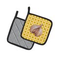 thumbnail image 2 of Caroline's Treasures Garlic on Basketweave Pair of Pot Holders, 2 of 3