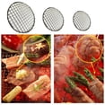 thumbnail image 2 of Camping Grill Grate Mesh Pad Multi-sizes Round Grilling Mesh Fire Cooking Outdoor Picnics BBQ Camping Pot Firewood Rack, 2 of 10