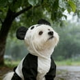 thumbnail image 3 of Dog Raincoat with Hood, Waterproof Rain Jacket Quick-Drying Rain Poncho for Small Medium Large Dogs,Panda, XL, 3 of 7