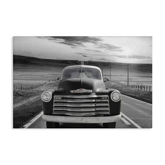 Stupell Industries Vintage Car Photography Transportation Photography Gallery Wrapped Canvas Art Print Wall Art, 24 x 16