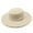 Beige, variant on Unisex Classic Wide Brim Fedora Hat For Daily Use And Formal Events With A Fashionable Flat Top Design And Sun Protection Function Sky Blue,M
