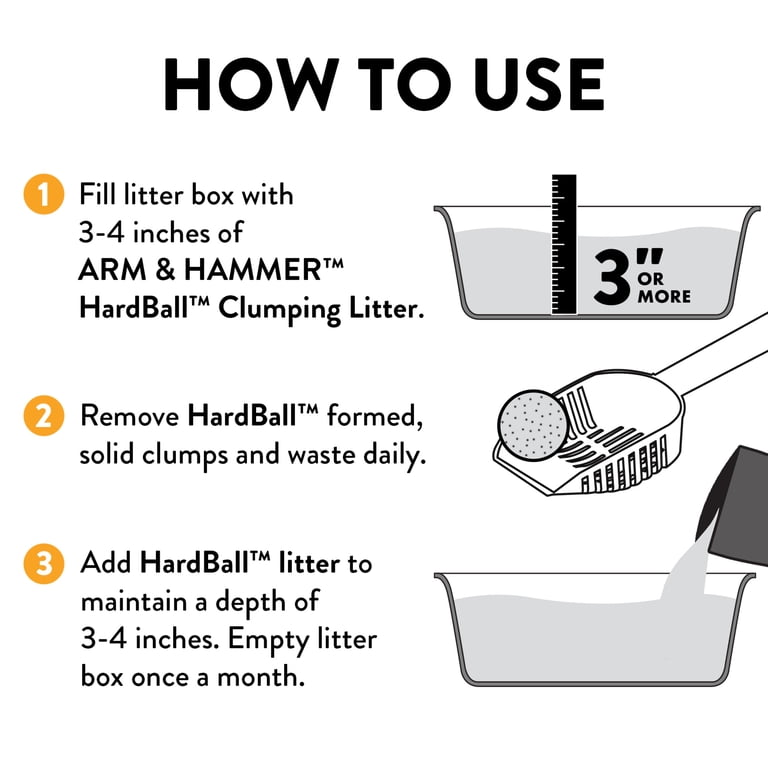 ARM & HAMMER HardBall Lightweight Clumping Cat Litter, 7 Lb photo 8